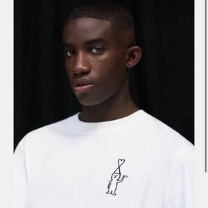 Ami x Jean Jullien Limited Edition White Crewneck Sweater sweatshirt hoodie